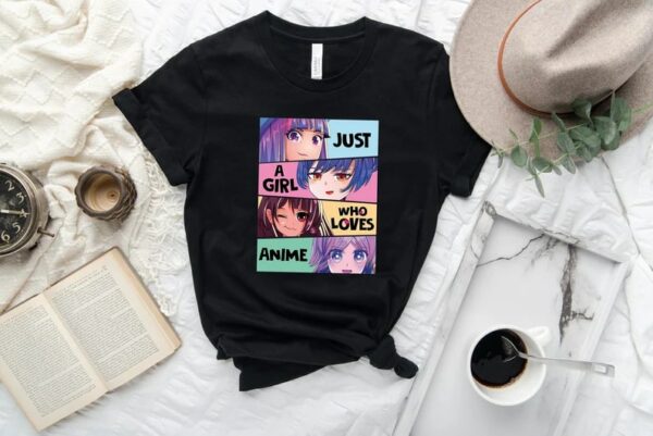 Just A Girl Who loves Anime T-Shirt